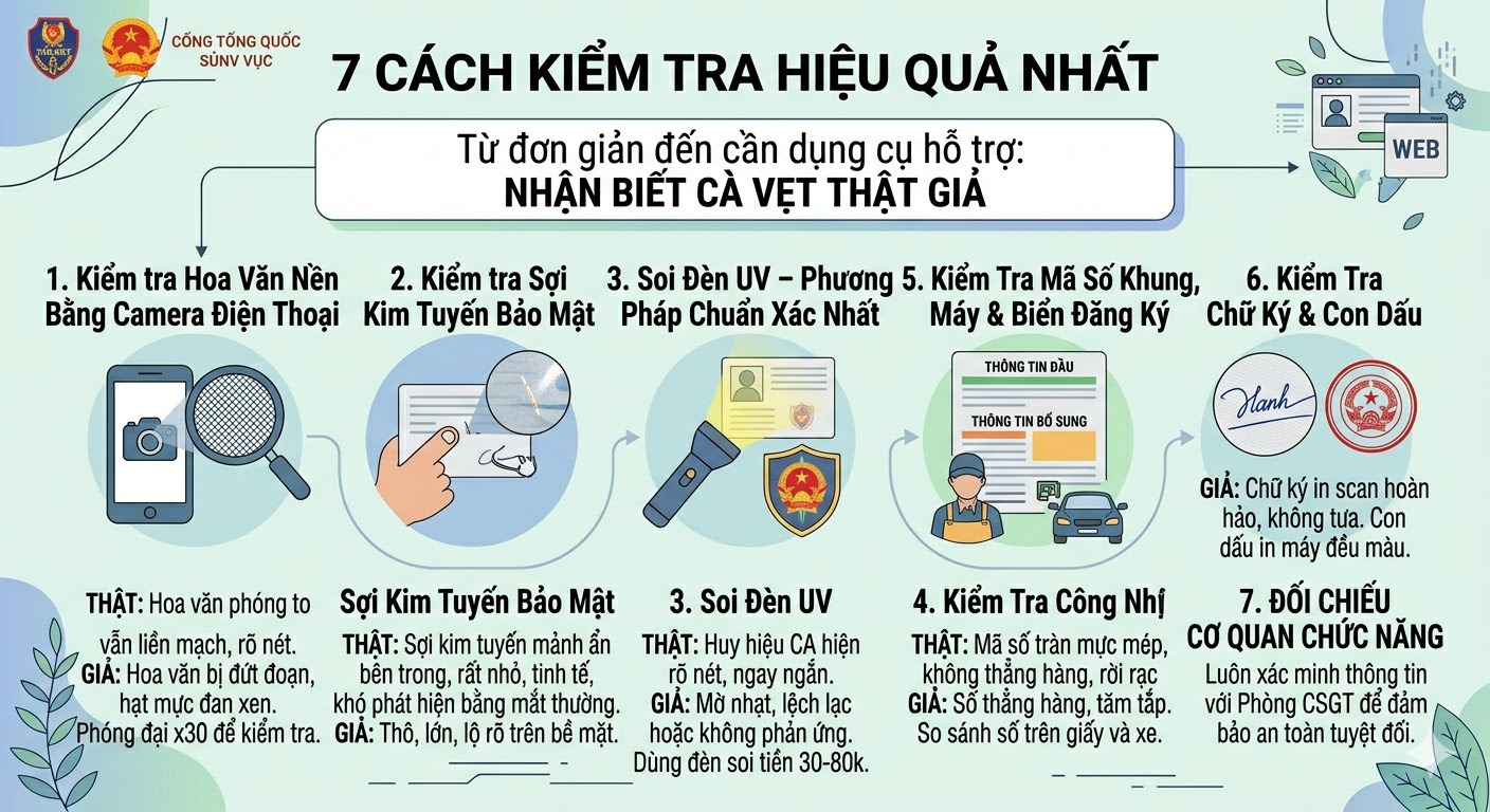 cách kiểm tra cà vẹt thật giả