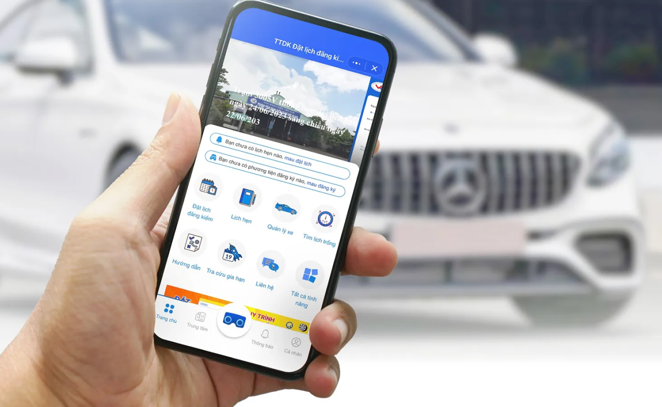 đăng kiểm online tại nhà