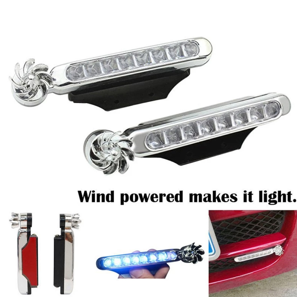 Đèn LED Xe Hơi 8 Bóng Năng Lượng Gió