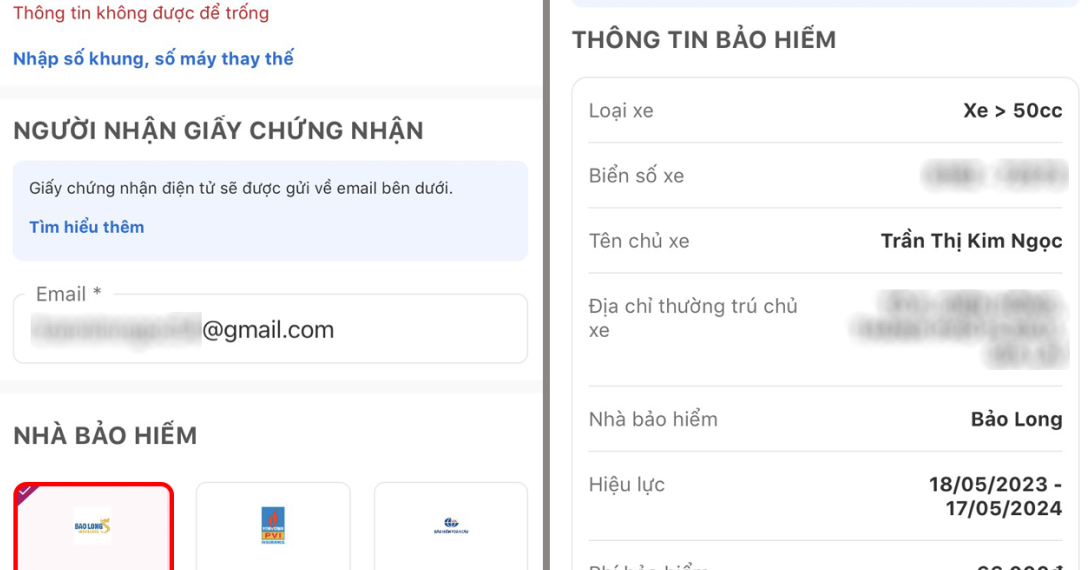 hướng dẫn mua bảo hiểm online