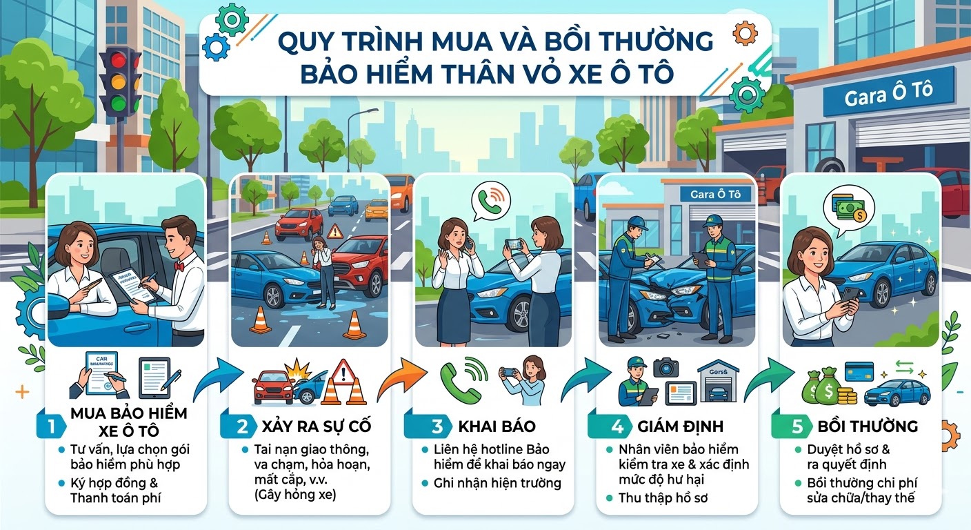 quy trình mua bảo hiểm